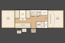 Flagstaff 228BHSE with shower floor plan
