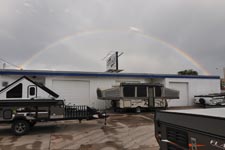 Single rainbow all the way - Roberts Sales, Denver, Colorado