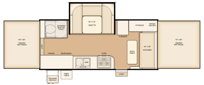 Flagstaff HW29SC floorplan