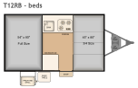 Flagstaff T12RB bed layout