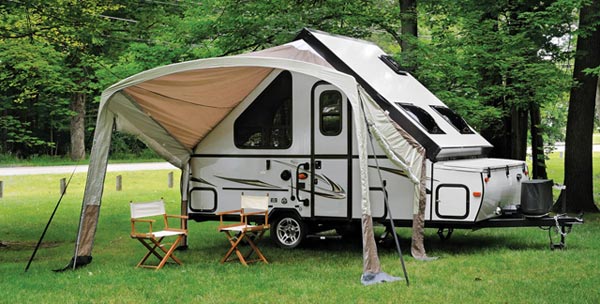T-series/A-frame awning/screen-room combo