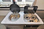 2023 Flagstaff T21TBHW sink and stove