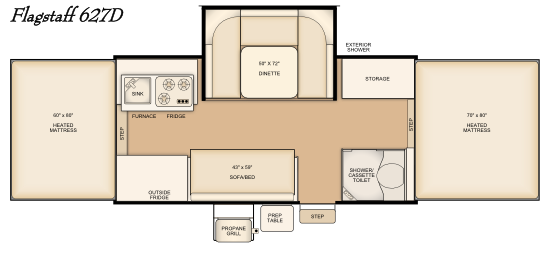 Flagstaff 627D floorplan