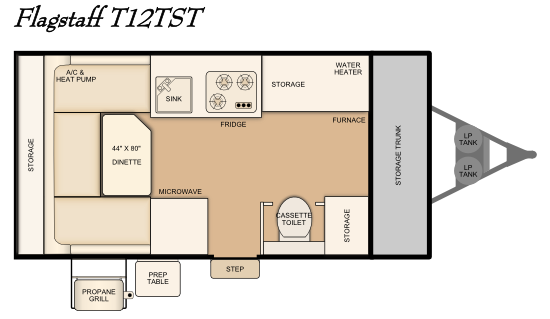 Flagstaff T12TST floorplan