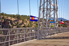 Royal Gorge Bridge - Colorado Flag