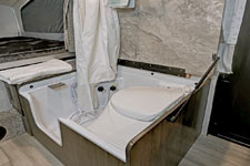 2022 Flagstaff 228BHSE with shower interior cassette toilet/shower combo