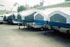 Campers on our lot, 2001