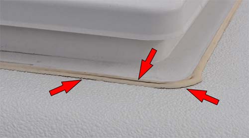 roof vent cracking example