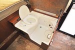 Early Model 2016 Flagstaff 625D cassette toilet/shower