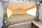 2016 Flagstaff HW27SC front "Camper King" bed