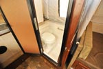 2016 Flagstaff HW27SC toilet and interior shower area