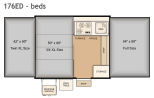 176ED bed layout