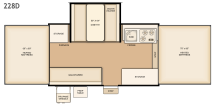 Flagstaff 228D floorplan