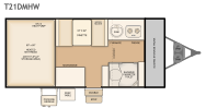 2016 Flagstaff T21DMHW layout