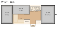 Bed Layout for this model