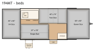 Bed Layout for this model