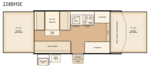 Flagstaff 228BHSE floorplan