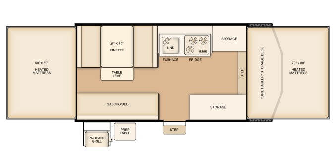 Flagstaff 228BH floorplan
