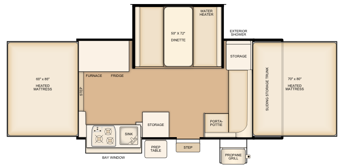 Flagstaff 425D floorplan