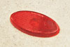 optronics oval clearance lens, red