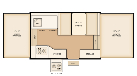 Rental 206LT floorplan