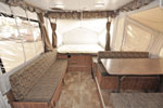 Early Model 2015 Flagstaff 228D with shower rear view