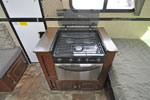 Early Model 2016 Flagstaff T21QBHW stove open