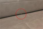 185019 hole in cushion